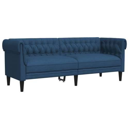 Trosjed Chesterfield plavi od tkanine - Plava Trosjedi Cijena