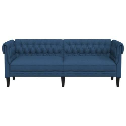 Trosjed Chesterfield plavi od tkanine - Plava Trosjedi Cijena