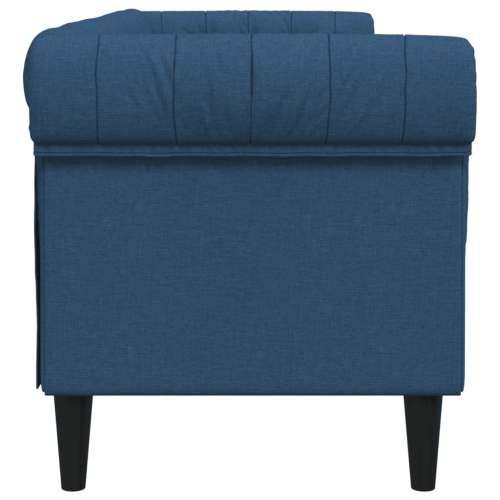Trosjed Chesterfield plavi od tkanine - Plava Trosjedi Cijena
