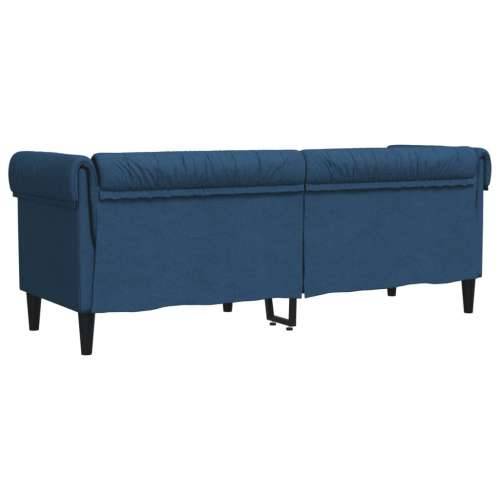 Trosjed Chesterfield plavi od tkanine - Plava Trosjedi Cijena