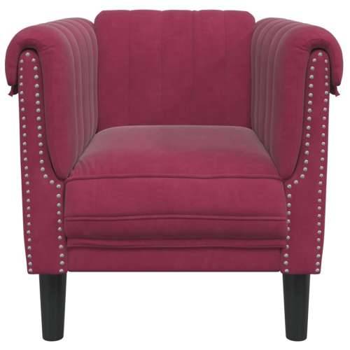 Fotelja crvena boja vina baršunasta - wine? Sofa Cijena