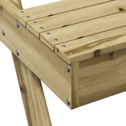 Stol za piknik 105 x 134 x 75 cm od impregnirane borovine - Prirodno impregnirano 1 Cijena