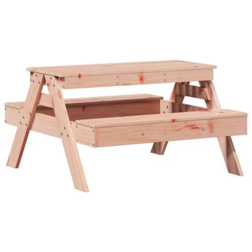 Stol za piknik za djecu 88 x 97 x 52 cm od masivne duglazije - Prirodni douglas 1 Cijena