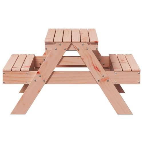 Stol za piknik za djecu 88 x 97 x 52 cm od masivne duglazije - Prirodni douglas 1 Cijena