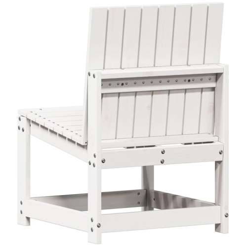 Vrtna stolica bijela 50,5 x 55 x 77 cm od masivne borovine - Bijela boja bora 1 Cijena