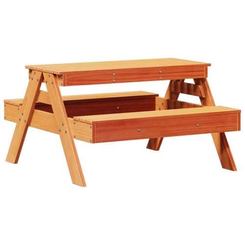 Stol za piknik za djecu voštano smeđi 88x97x52 cm od borovine - Voštano smeđa 1 Cijena