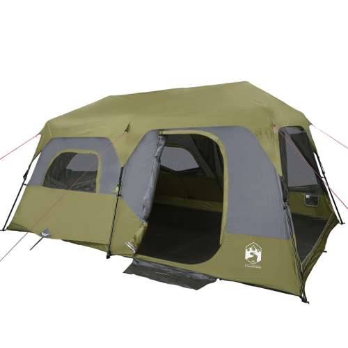 Šator za kampiranje za 9 osoba zeleni vodootporni Cijena