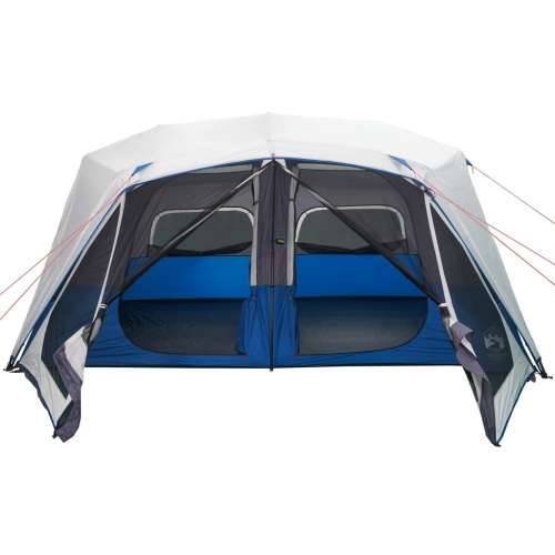 Šator za kampiranje s LED svjetlom za 10 osoba svjetloplavi Cijena