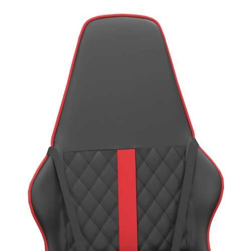 Masažna igraća stolica crveno-crna od umjetne kože Cijena