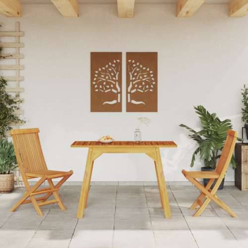 Vrtni stol - Blagovaonski stol 110 x 56 x 75 cm masivno bagremovo drvo Cijena