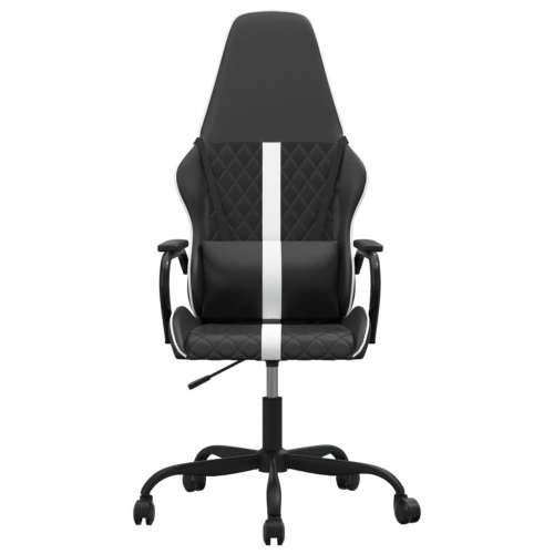 Igraća stolica od umjetne kože crno-bijela Cijena