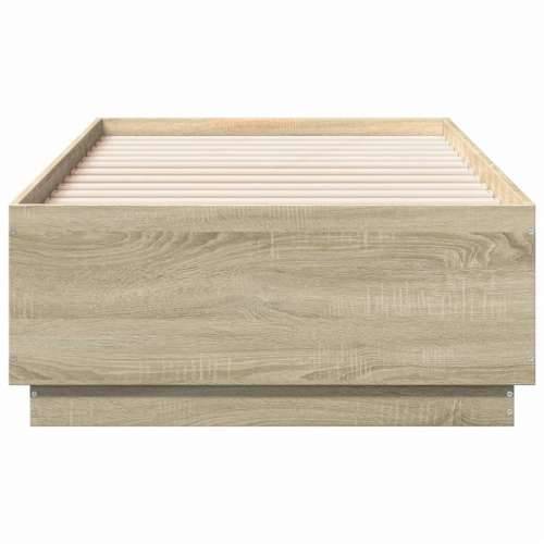 Okvir za krevet boja hrasta 90 x 190 cm od konstruiranog drva - sonoma hrast 90 x 190 cm Cijena