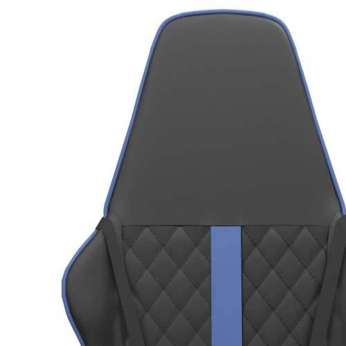 Igraća stolica crno-plava od umjetne kože Cijena