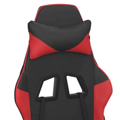 Igraća stolica crno-crvena od umjetne kože Cijena