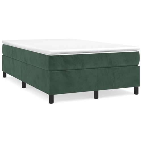 Krevet box spring s madracem tamnozeleni 120x190 cm baršunasti - Tamnozelena 120 x 190 cm 33.5 cm Cijena