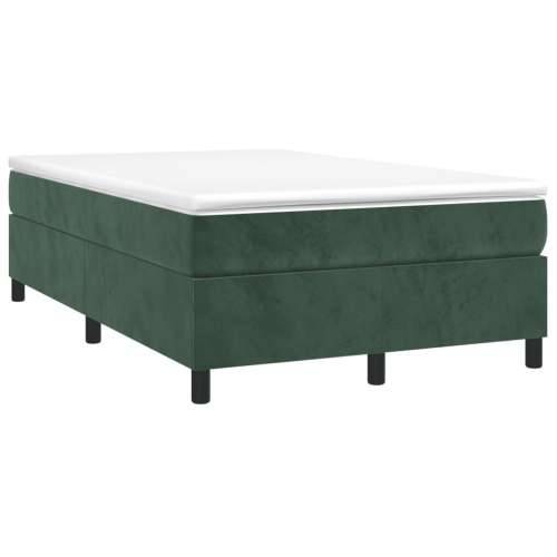 Krevet box spring s madracem tamnozeleni 120x190 cm baršunasti - Tamnozelena 120 x 190 cm 33.5 cm Cijena