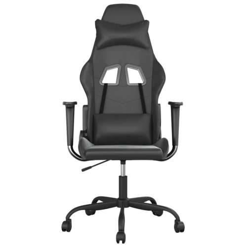 Masažna igraća stolica crna od umjetne kože Cijena