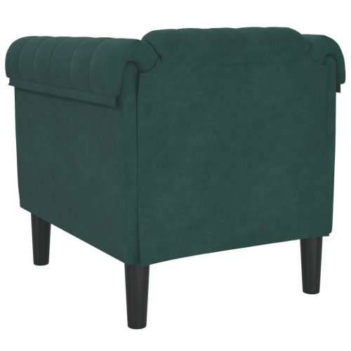 Fotelja tamnozelena baršunasta - Tamnozelena Sofa Cijena