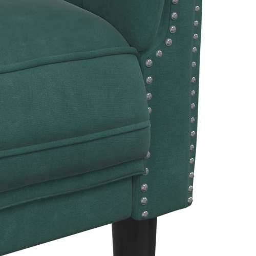 Fotelja tamnozelena baršunasta - Tamnozelena Sofa Cijena