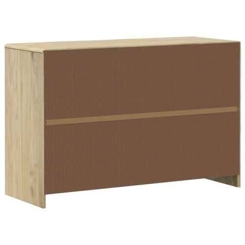 Komoda SAUDA boja hrasta 114 x 43 x 75,5 cm od masivne borovine Cijena