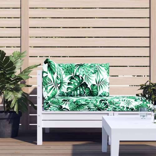 Jastuci za palete 3 kom uzorkom lišća od tkanine Oxford - Uzorak lišća 1 kutna sofa Cijena