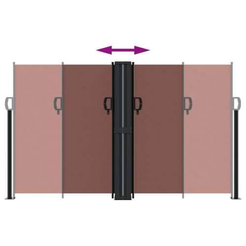 Bočna tenda na uvlačenje smeđa 140 x 1200 cm - Smeđa 140 x 1200 cm 1 Cijena