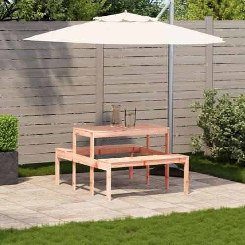 Stol za piknik 110 x 134 x 75 cm od masivne duglazije - Prirodni douglas 110 x 134 x 75cm 1 Cijena