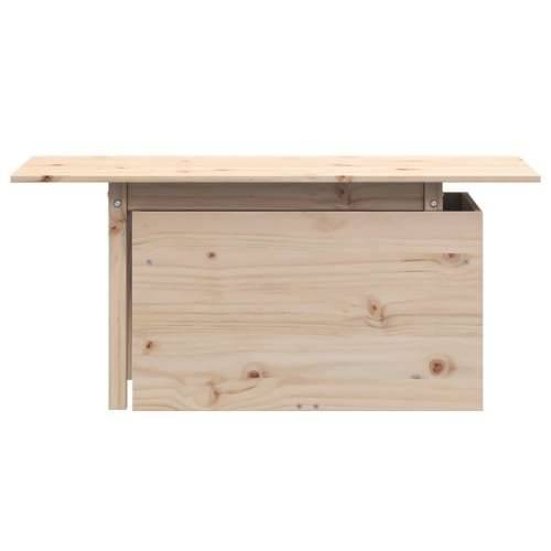 Vrtni stol 100 x 50 x 75 cm od masivne borovine - Netretirana borovina 1 Vrtni stol Cijena