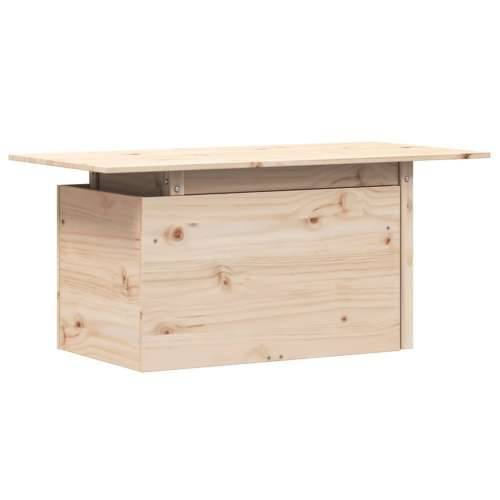 Vrtni stol 100 x 50 x 75 cm od masivne borovine - Netretirana borovina 1 Vrtni stol Cijena