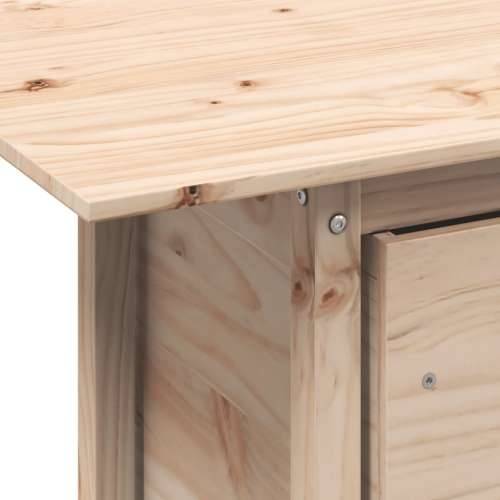 Vrtni stol 100 x 50 x 75 cm od masivne borovine - Netretirana borovina 1 Vrtni stol Cijena