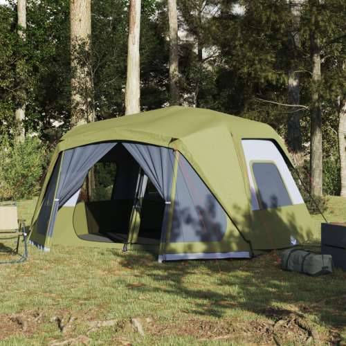 Šator za kampiranje za 10 osoba zeleni vodootporni