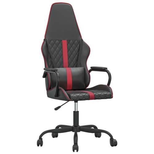 Masažna igraća stolica crvena-crno od umjetne kože Cijena
