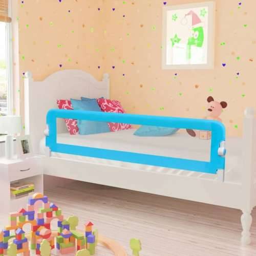 Sigurnosna ograda za dječji krevetić 150 x 42 cm plava Cijena