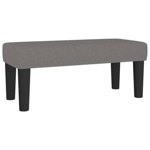 Krevet box spring s madracem tamnosivi 120 x 190 cm tkanina - Tamno siva 120 x 190 cm Okomite pruge Cijena