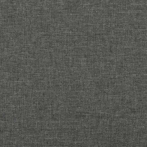 Krevet box spring s madracem tamnosivi 120 x 190 cm tkanina - Tamno siva 120 x 190 cm Okomite pruge Cijena