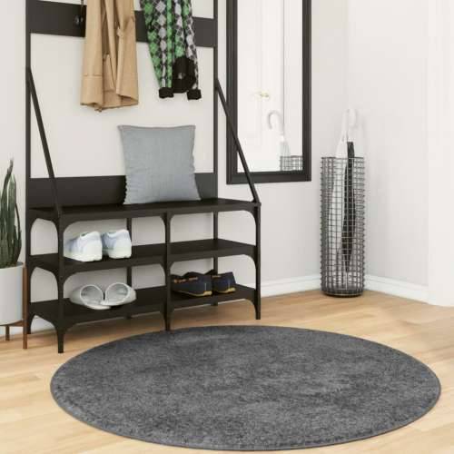 Tepih OVIEDO kratkih vlakana antracit Ø 120 cm - Antracit Ø 120 cm Cijena