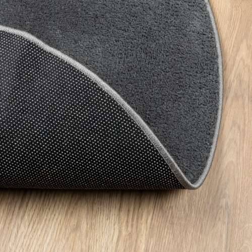 Tepih OVIEDO kratkih vlakana antracit Ø 120 cm - Antracit Ø 120 cm Cijena