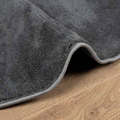 Tepih OVIEDO kratkih vlakana antracit Ø 120 cm - Antracit Ø 120 cm Cijena