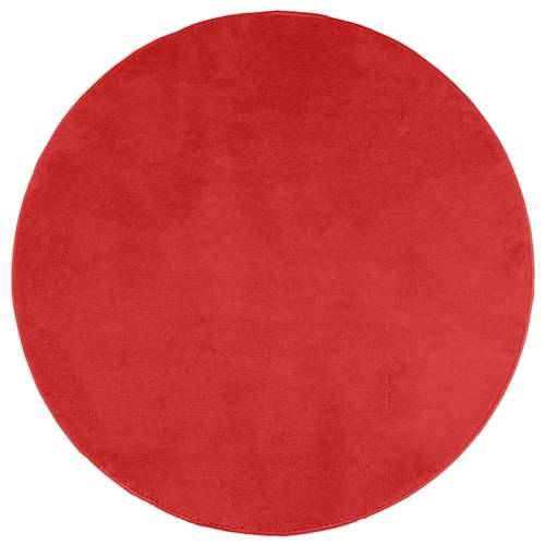 Tepih OVIEDO kratkih vlakana crveni Ø 120 cm - Crvena Ø 120 cm Cijena