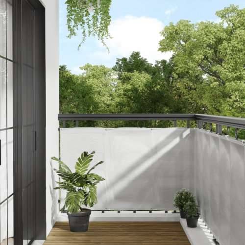 Balkonski zaslon svjetlosivi 90x1000 cm 100 % poliester Oxford - Svjetlosiva 90 x 1000 cm 1 Cijena