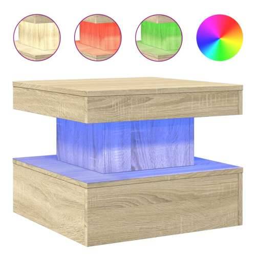 Ormarić za uzglavlje LED boja hrasta sonome 50x50x40 cm - sonoma hrast 1 50 cm Cijena