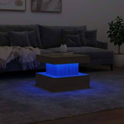 Ormarić za uzglavlje LED boja hrasta sonome 50x50x40 cm - sonoma hrast 1 50 cm Cijena