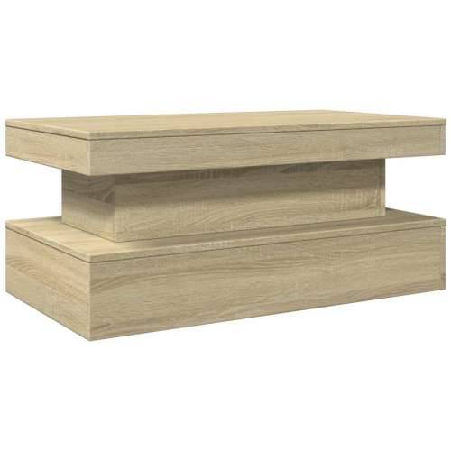Stolić za kavu s LED svjetlima boja hrasta 90 x 50 x 40 cm - sonoma hrast 1 90 cm Cijena
