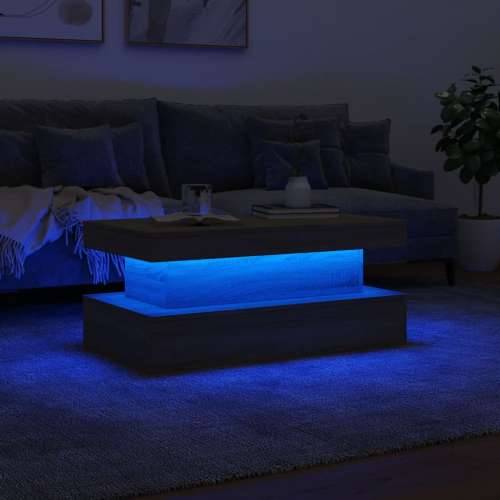 Stolić za kavu s LED svjetlima boja hrasta 90 x 50 x 40 cm - sonoma hrast 1 90 cm Cijena