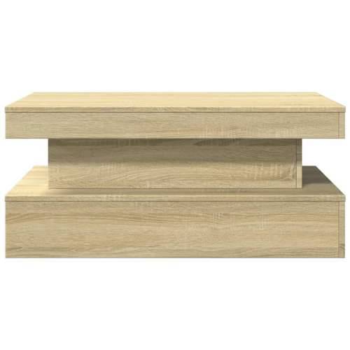 Stolić za kavu s LED svjetlima boja hrasta 90 x 50 x 40 cm - sonoma hrast 1 90 cm Cijena
