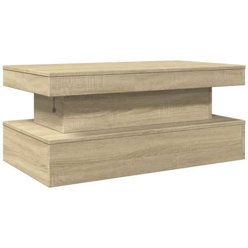 Stolić za kavu s LED svjetlima boja hrasta 90 x 50 x 40 cm - sonoma hrast 1 90 cm Cijena