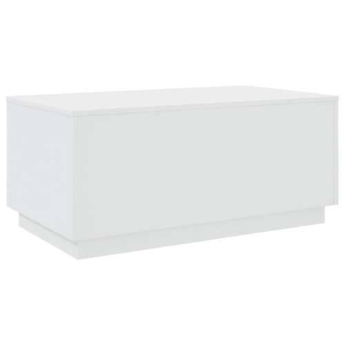 Stolić za kavu s LED svjetlima bijeli 90 x 50 x 40 cm - Bijela 1 90 cm Cijena