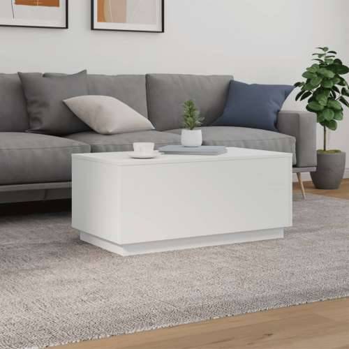 Stolić za kavu s LED svjetlima bijeli 90 x 50 x 40 cm - Bijela 1 90 cm Cijena