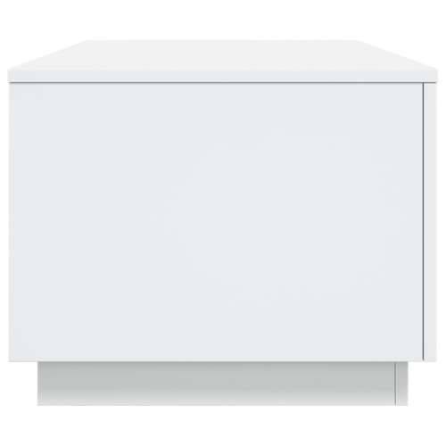 Stolić za kavu s LED svjetlima bijeli 90 x 50 x 40 cm - Bijela 1 90 cm Cijena
