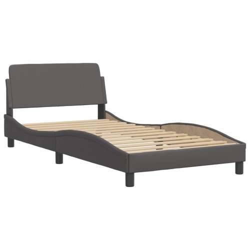 Krevet s madracem sivi 100 x 200 cm od umjetne kože Siva 100 x 200 cm Cijena